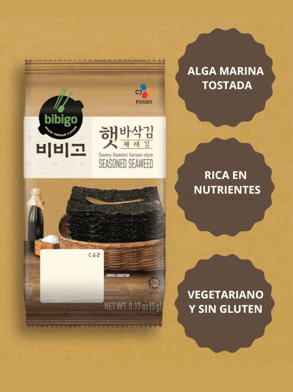 Alga nori tostada pack de 12